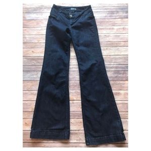 Anlo Women's Flare Jeans Dark Wash